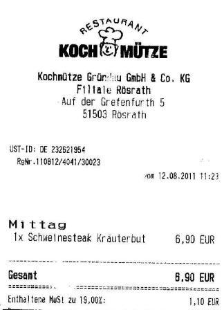 mzds Hffner Kochmtze Restaurant